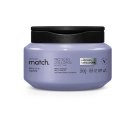 Beschermende haar masker voor blond haar Match, 250g