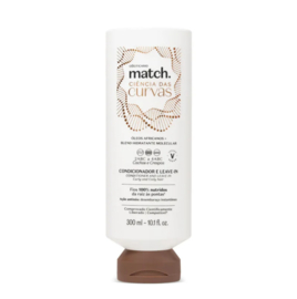 Condicionador hidratante e Leave-In Match Ciência das Curvas 300ml