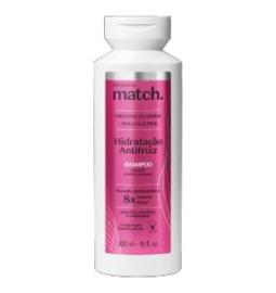 Match Shampoo Match Hidratação Antifrizz, 300ml