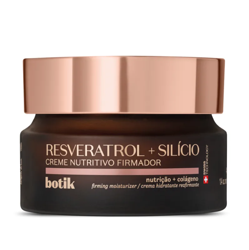 Creme Nutritivo Firmador Botik Resveratrol E Silício 40g