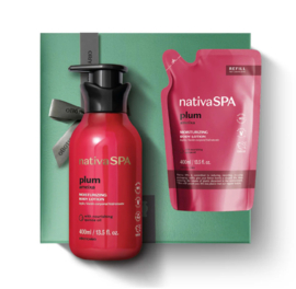 Kerst cadeauset Bodylotion pruim