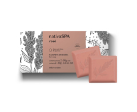 Nativa Spa Blok Zeep Rosé 2 stuks van 90g