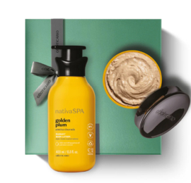 Cadeauset Golden Plum (L+E)