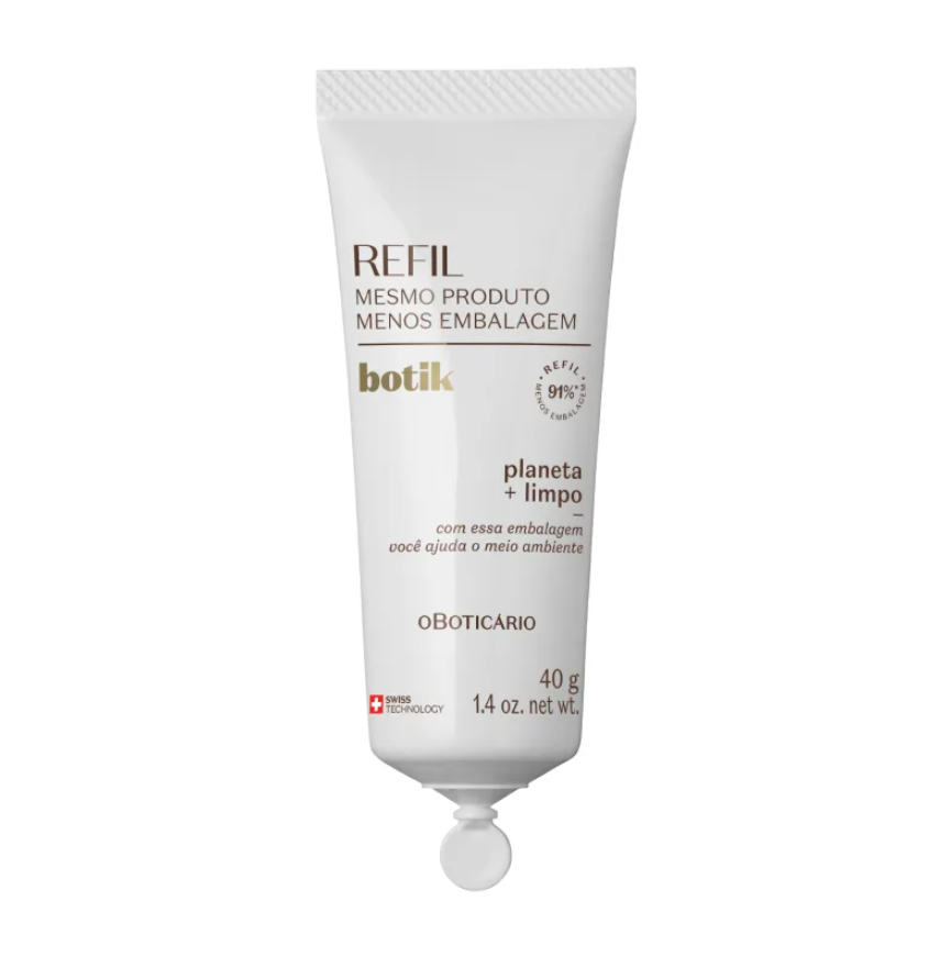 Refil Gel Creme Facial Ácido Hialurónico Botik 40g