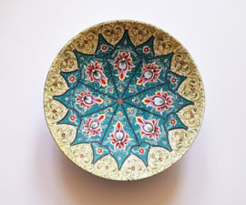 Minakari bord - Ø 20 cm