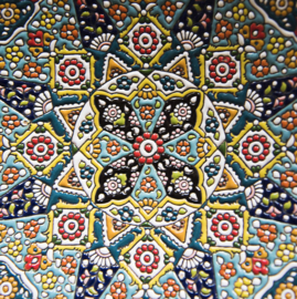 Persian Ceramic plate - Ø 25 cm