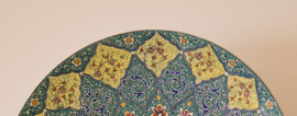 Minakari plate - Ø 25 cm