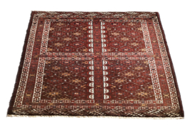 Perzisch Turkmeens tapijt 86x106cm