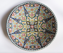 Persian Ceramic plate - Ø 25 cm