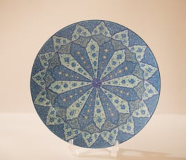 Minakari plate - Ø 25 cm