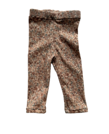 Legging rib old flowers