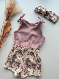 Haarband lila flower