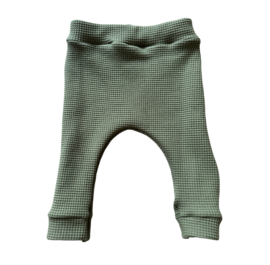 Harem dark green waffle