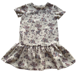 Dress rib lila flower