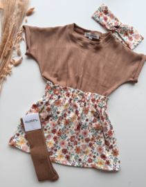 High waist skirt floral