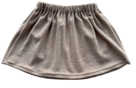 Skirt terry sand