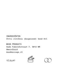 Druivenpit massage olie 1000ML