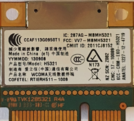 Lenovo Ericsson H5321GW HSPA+ 3G WWAN UMTS GPS module (0407)