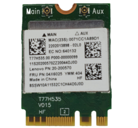 Lenovo Realtek RTL8723BE WLAN PCIE MODULE + Bluetooth® 4.0  (004)