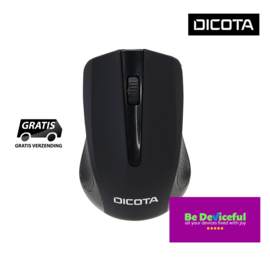 🚀 DICOTA D31659 Wireless Mouse COMFORT - Zwart 🚀 🖱️