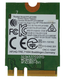 HP Realtek RTL8723BE WLAN PCIE MODULE + Bluetooth® 4.0  (002)