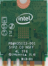 HP, Intel Dual Band Wireless-AC 7265 802.11 ac 2x2 WiFi and Bluetooth 4.0 (0222)