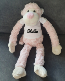 Knuffel Slingeraap Funnies Roze