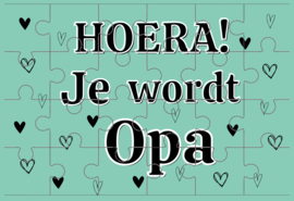 Puzzel - Je wordt Opa