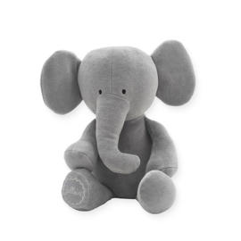 Mandje met Olifant Knuffel Grijs