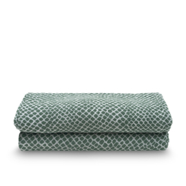 Hydrofiel multidoek large 115x115cm Snake ash green (2pack)