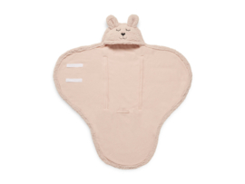 Wikkeldeken Bunny Pale Pink - Jollein