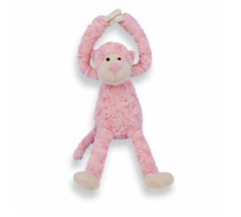 Knuffel Slingeraapje Funnies Roze