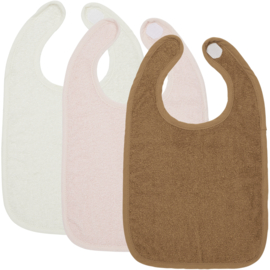 Slab 3-Pack Badstof OffWhite/Soft Pink/Toffee- Meyco Baby