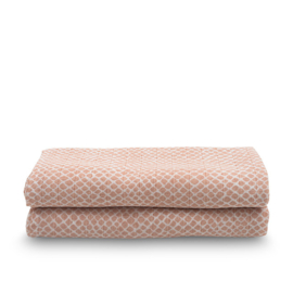 Hydrofiel multidoek large 115x115cm Snake pale pink (2pack)