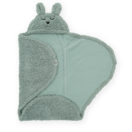 Wikkeldeken Bunny Ash Green - Jollein