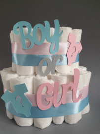 Gender Reveal Luiertaart