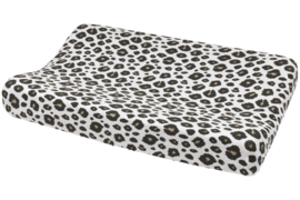 Aankleedkussenhoes Leopard - Sand Melange- 50x70cm