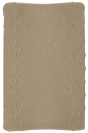 Aankleedkussenhoes Knots - Taupe- 50x70cm