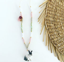 Ketting wooden pastel