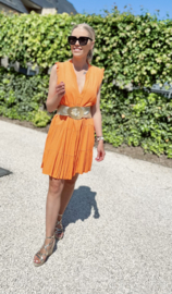Summer dress orange
