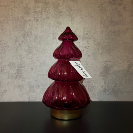 Lamp Kerstboom Light & Living 28cm, roze