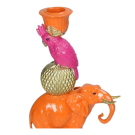 Kandelaar Olifant (Oranje)