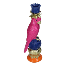 Kandelaar Vogel (Roze)