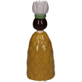 Kandelaar Bloemenmeisje Oker