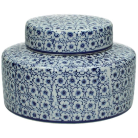 Kruik Blauw, 12 cm