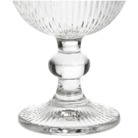 Wijnglas Stripe Transparant, 17 cm
