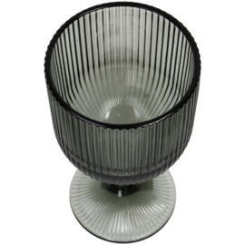 Wijnglas Stripe Transparant, 17 cm