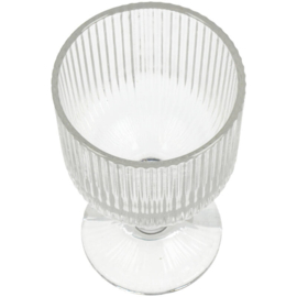 Wijnglas Stripe Transparant, 15.5 cm