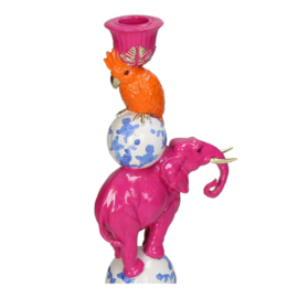 Kandelaar Olifant (Roze)