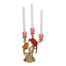 Kandelaar Vogels (Oranje/Rood)